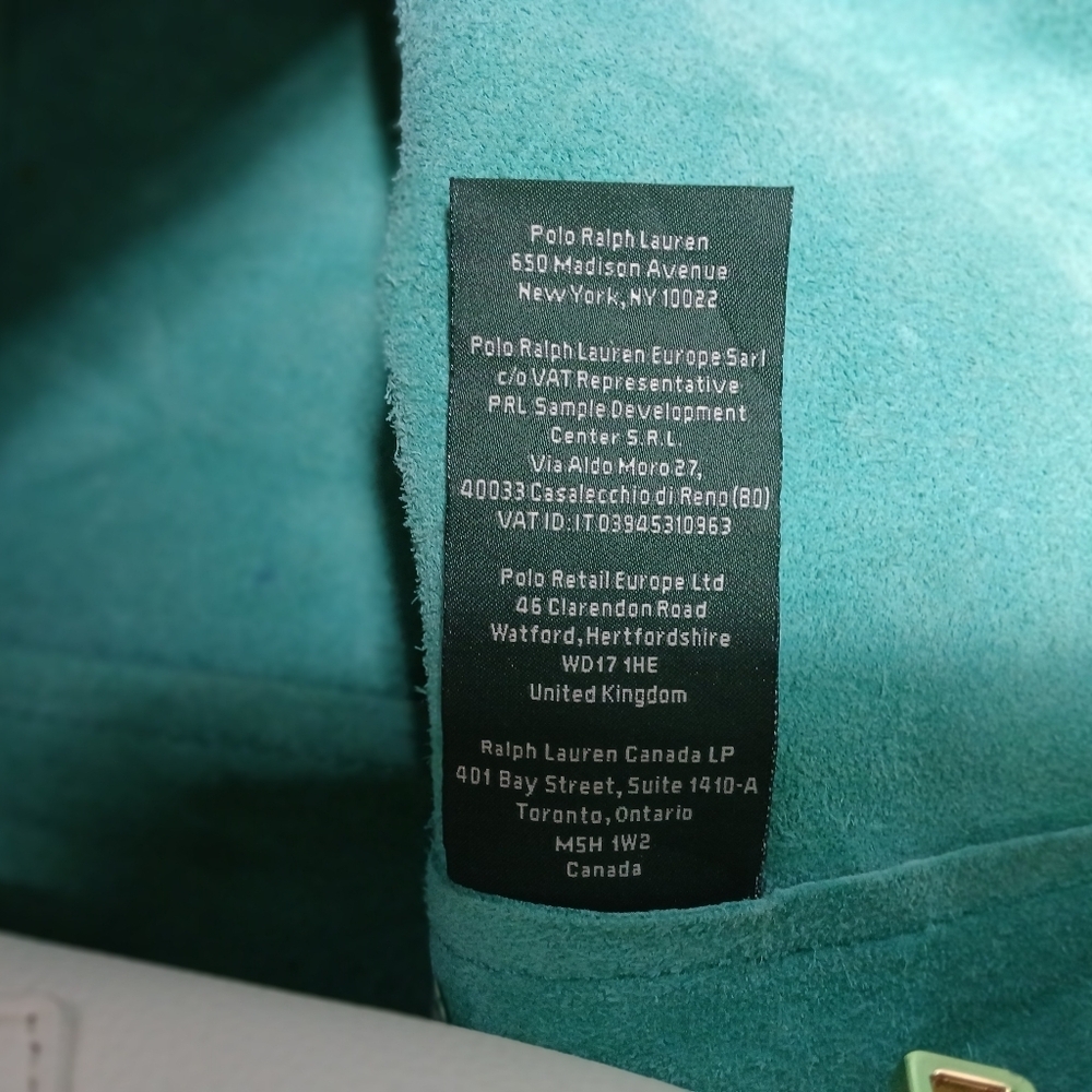 Lauren Ralph Lauren Crawley Unlined Zip Closure Tote. - Picture 8 of 14